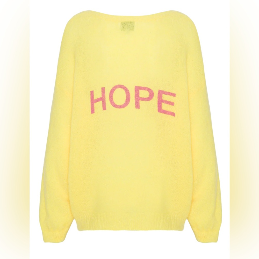 American Dreams 🇮🇹- Silja Back Letters Yellow W/ Pink Letters (HOPE)